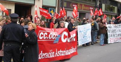 El Lunes 18 de Febrero, Concentración en Oviedo