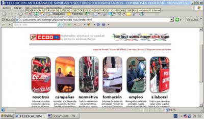 La web de la FSSA CCOO cambia de aspecto